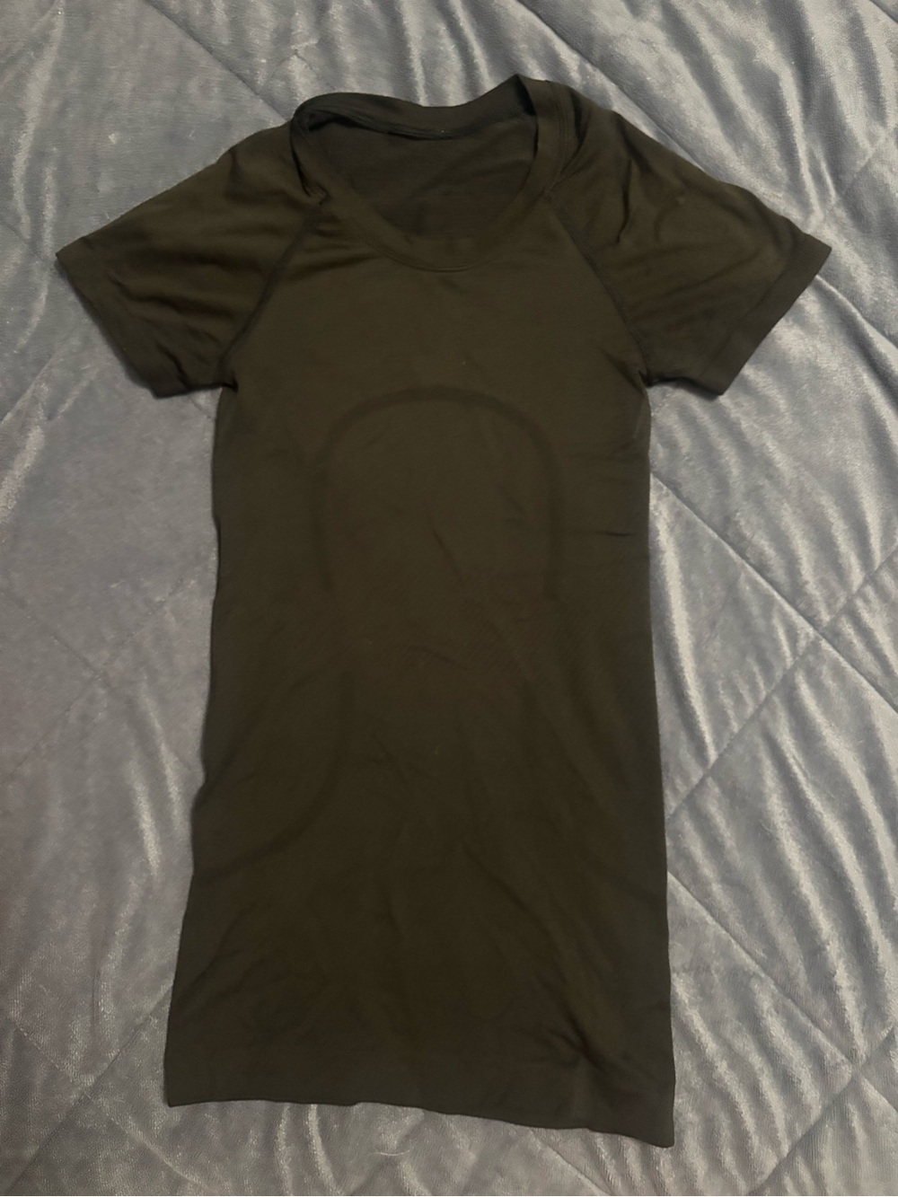 Lululemon Black Women's Short Sleeve Crew Neck Top Size 2